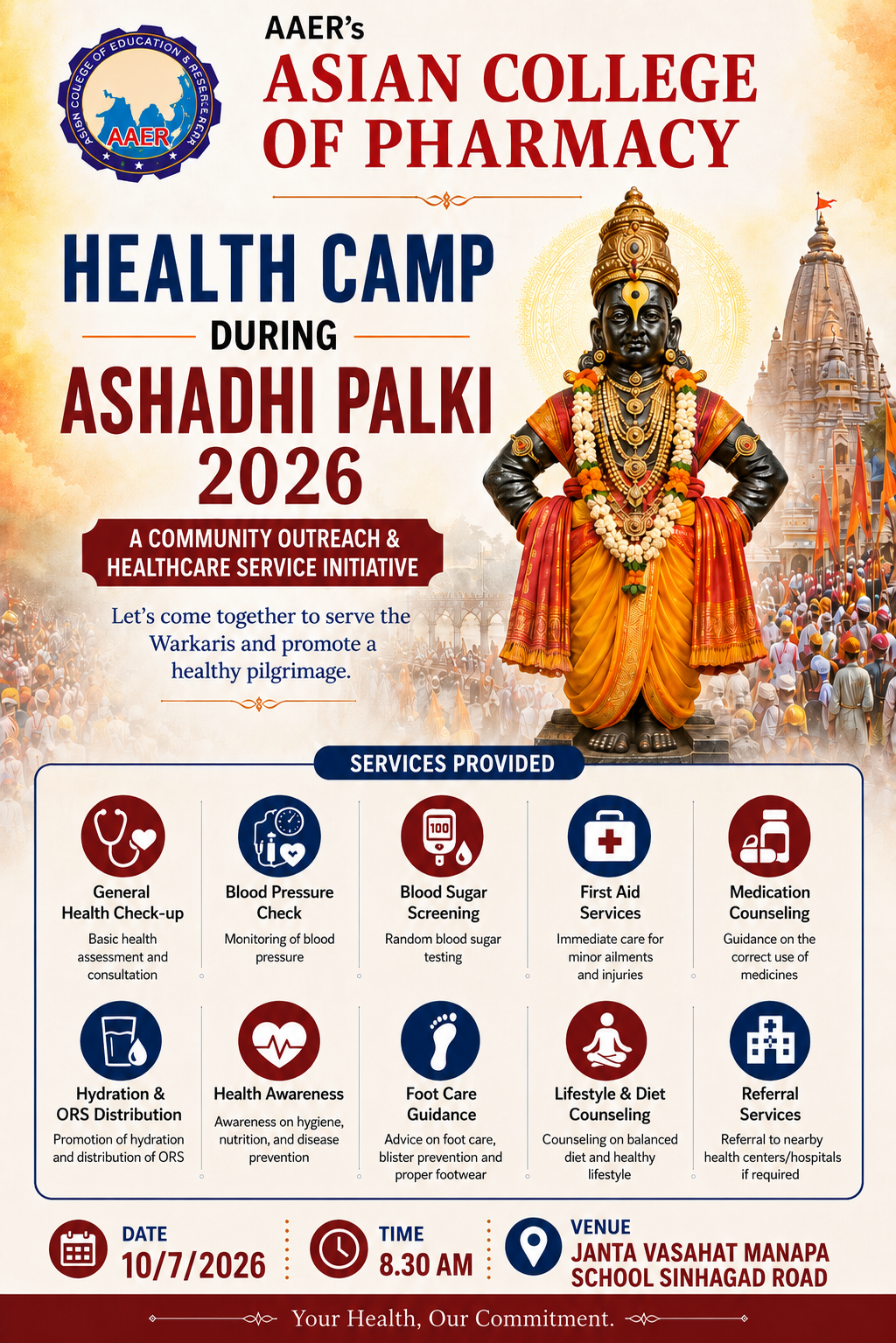 HEALTH CAMP -ASHADI PALKHI
